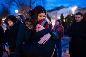 Light of Memory action in Lviv