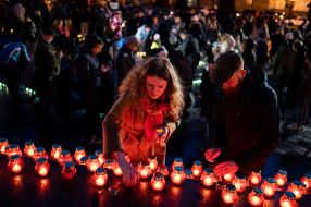 Light of Memory action in Lviv