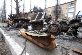 Consequences of shelling and explosions in Borodyanka