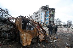Consequences of shelling and explosions in Borodyanka