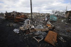 Russian military equipment destroyed