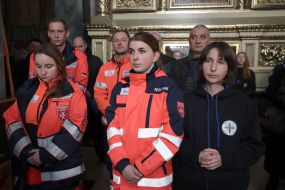 Caritas and Maltese Aid staff