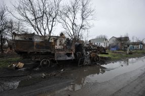 Consequences of shelling and explosions in Andriyivka