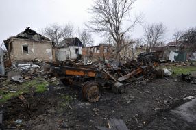 Consequences of shelling and explosions in Andriyivka