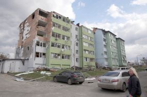 Residential buildings in the village of Buzova were destroyed as a result of explosions and shelling by the occupiers