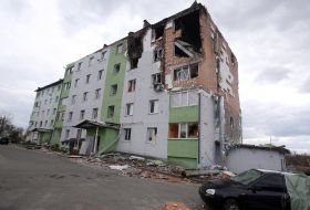 Residential buildings in the village of Buzova were destroyed as a result of explosions and shelling by the occupiers