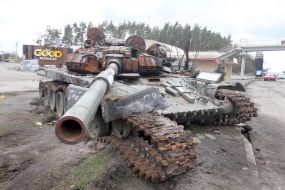 Consequences of shelling and explosions in Andriyivka