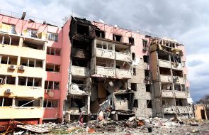 Residential buildings in the village of Buzova were destroyed as a result of explosions and shelling by the occupiers
