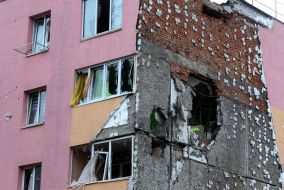 Residential buildings in the village of Buzova were destroyed as a result of explosions and shelling by the occupiers