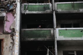 The results of the shelling in Chernihiv