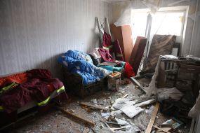 The results of the shelling in Chernihiv