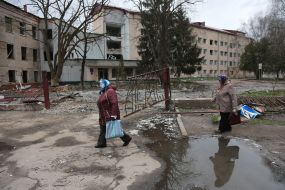 The results of the shelling in Chernihiv