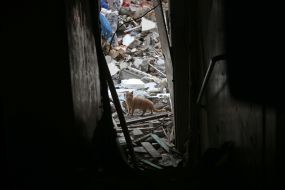 The results of the shelling in Chernihiv