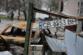 The results of the shelling in Chernihiv