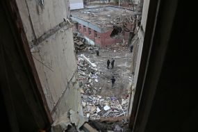 The results of the shelling in Chernihiv