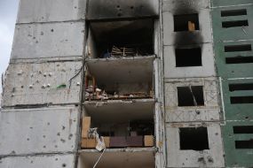 The results of the shelling in Chernihiv