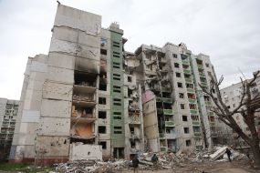 The results of the shelling in Chernihiv