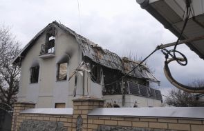 Destroyed house
