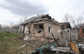 Destroyed house
