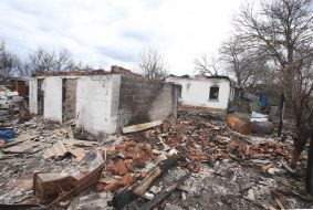 Destroyed houses
