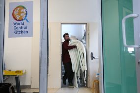 Arrangement of a center for refugees in Lviv