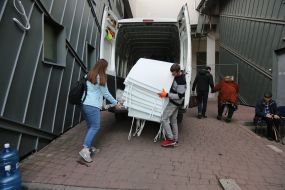 Arrangement of a center for refugees in Lviv