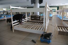 Arrangement of a center for refugees in Lviv