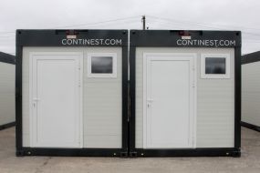 Modular houses for rescuers and volunteers in Borodianka