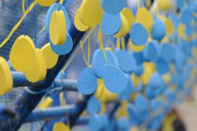 Акция ''Коридор жизни'' в сквере ''На Валах'' во Львове