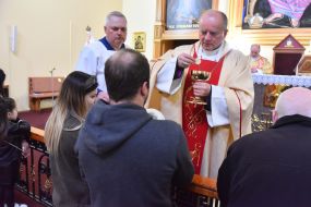 Великодня літургія  у Санктуарії Бога Отця Милосердного в Запоріжжі