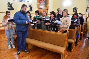 Великодня літургія  у Санктуарії Бога Отця Милосердного в Запоріжжі