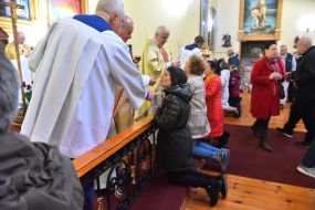 Великодня літургія  у Санктуарії Бога Отця Милосердного в Запоріжжі