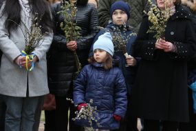 Palm Sunday celebration in Stryi