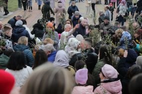 Palm Sunday celebration in Stryi
