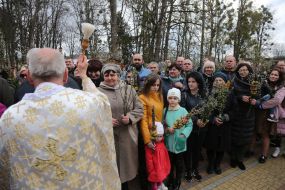 Palm Sunday celebration in Stryi