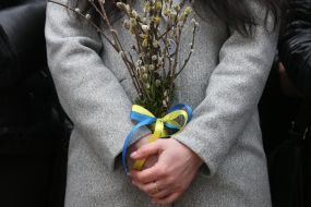 Palm Sunday celebration in Stryi
