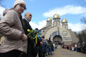 Palm Sunday celebration in Stryi