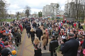 Palm Sunday celebration in Stryi