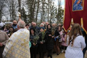 Palm Sunday celebration in Stryi