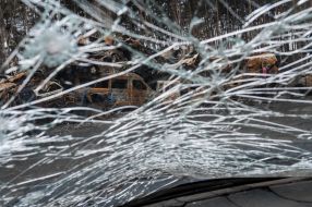 A car was fired on in Irpіn