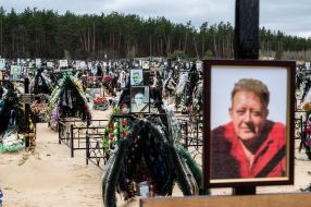 Cemetery with hundreds of fresh graves in Irpіn