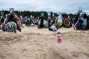 Cemetery with hundreds of fresh graves in Irpіn