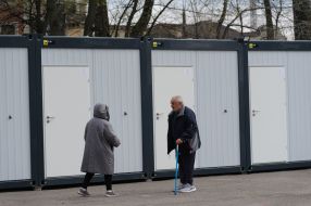 Modular town for migrants in Lviv
