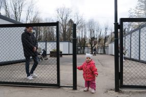 Modular town for migrants in Lviv