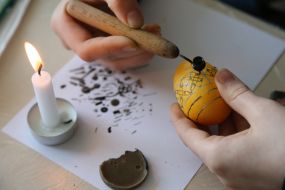 Благотворительный мастер-класс по росписи писанок