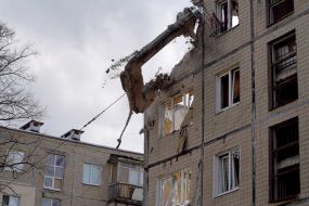 A house in Kharkiv was damaged by the explosion