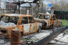 Спалені автівки мешканців села Бервиця