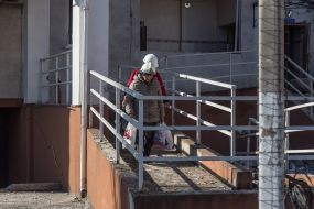 Consequences of missile strikes in Odessa