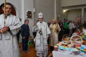 Easter service in Kharkiv