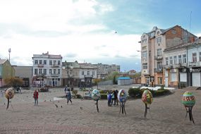Exhibition of Easter eggs in Kalush